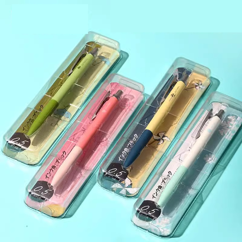 Pentel Pen Energel - 低重力速乾性ジェルペン、日本の文房具、日本の学用品、タノシー、4シーズンの金属棒、0.5mm
