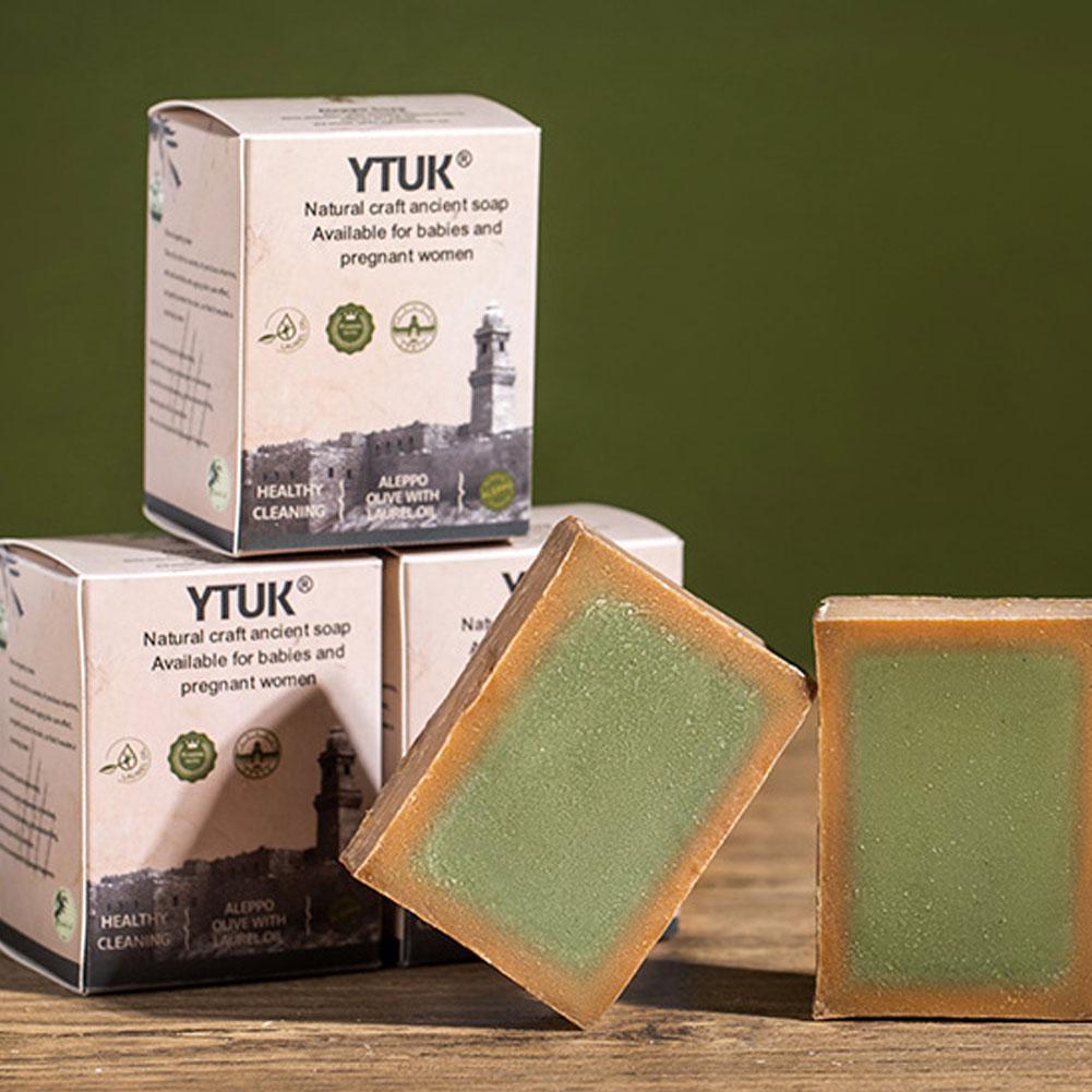 Castor Oil Soap - 純粋なオーガニックオリーブオイル石鹸 天然手作り石鹸 ローレルオイル配合 洗浄、保湿、栄養補給、肌のリフレッシュ、ボディケア