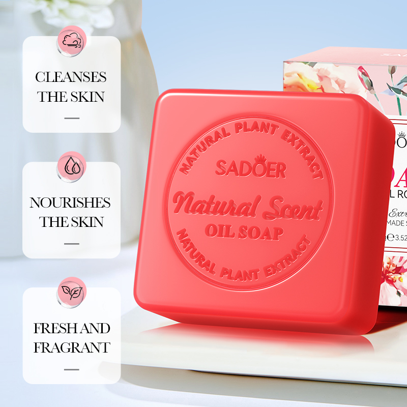 手作り石鹸 天然ハーブローズエッセンシャルオイル石鹸 オイル - Castor Oil Soap のレビューと価格