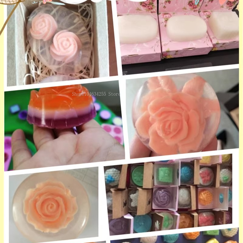 500 グラム/バッグ透明/乳白色の涙のないフォーミュラ天然 - Soap Making Store のレビューと価格