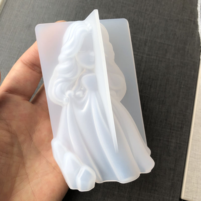 3D かわいいプリンセスシリコーンキャンドルモールド天使の女 - Soap Making Store のレビューと価格