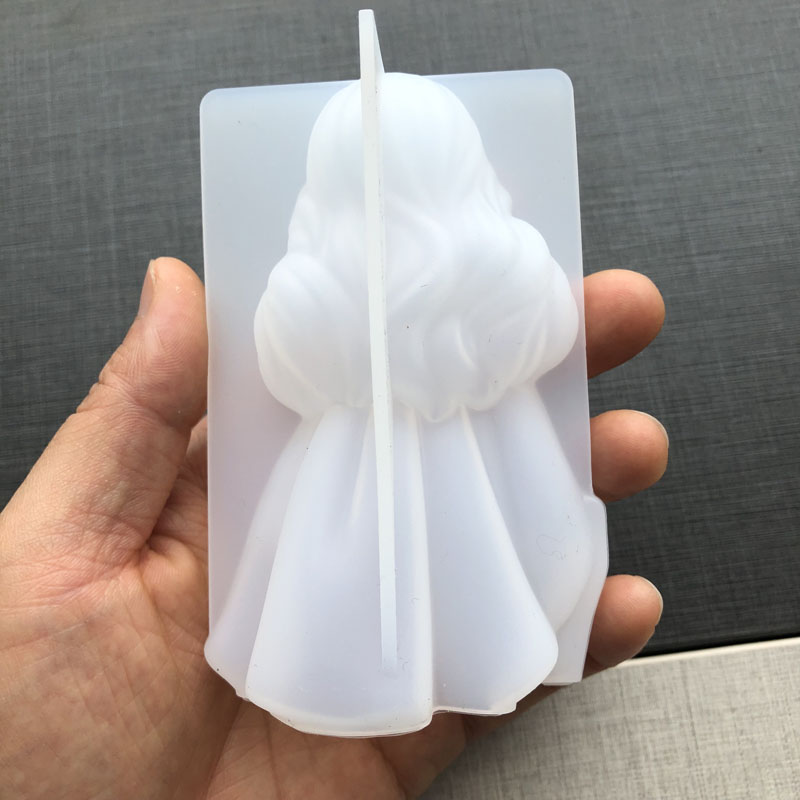 3D かわいいプリンセスシリコーンキャンドルモールド天使の女 - Soap Making Store のレビューと価格