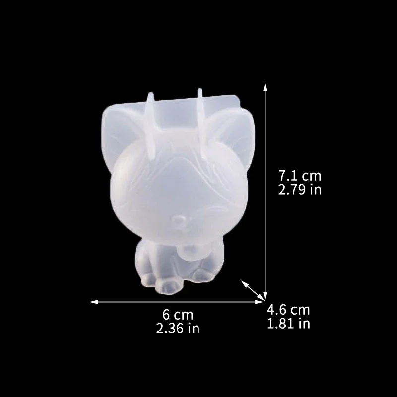 3D 幾何学的なシリコーンユニコーン猫鹿クマ型ソープキャンド - Soap Making Store のレビューと価格