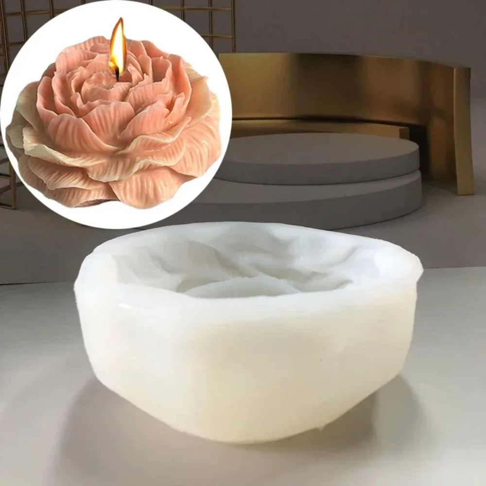 最高品質特大3DフラワーキャンドルシリコンモールドDIY牡丹 - Quality Soap Making Kit のレビューと価格