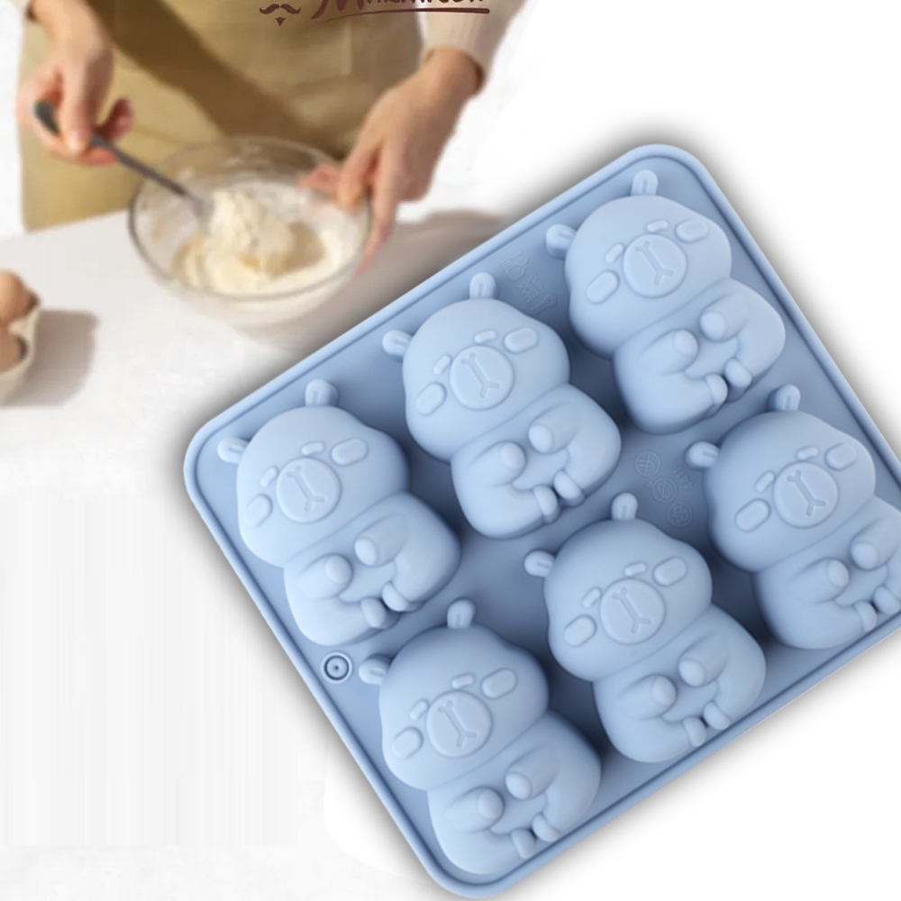 かわいいカピバラの形をしたシリコンケーキ型1個。チョコレート - Soap Making Store のレビューと価格