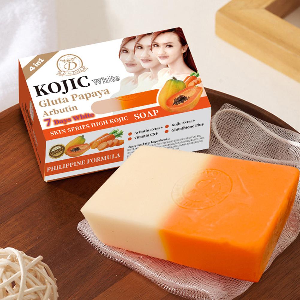 160g パパイヤ コジ酸 エッセンシャルオイル石鹸、ビタミ - Castor Oil Soap のレビューと価格