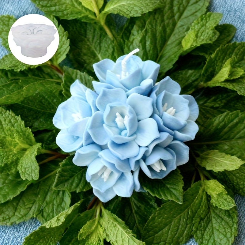 1つのアジサイの花型シリコンモールド、キャンドル、石鹸、樹脂 - Soap Making Store のレビューと価格
