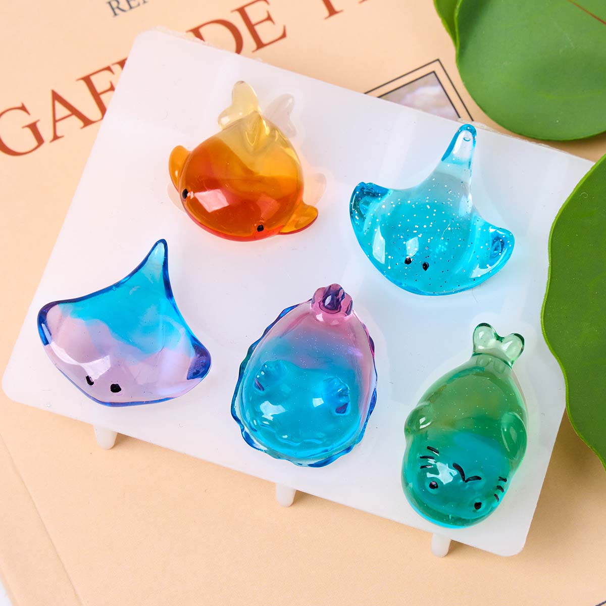3Dヒーリング可愛いマンタ鯨シリコンモールドDIYキーホルダ - Soap Making Store のレビューと価格