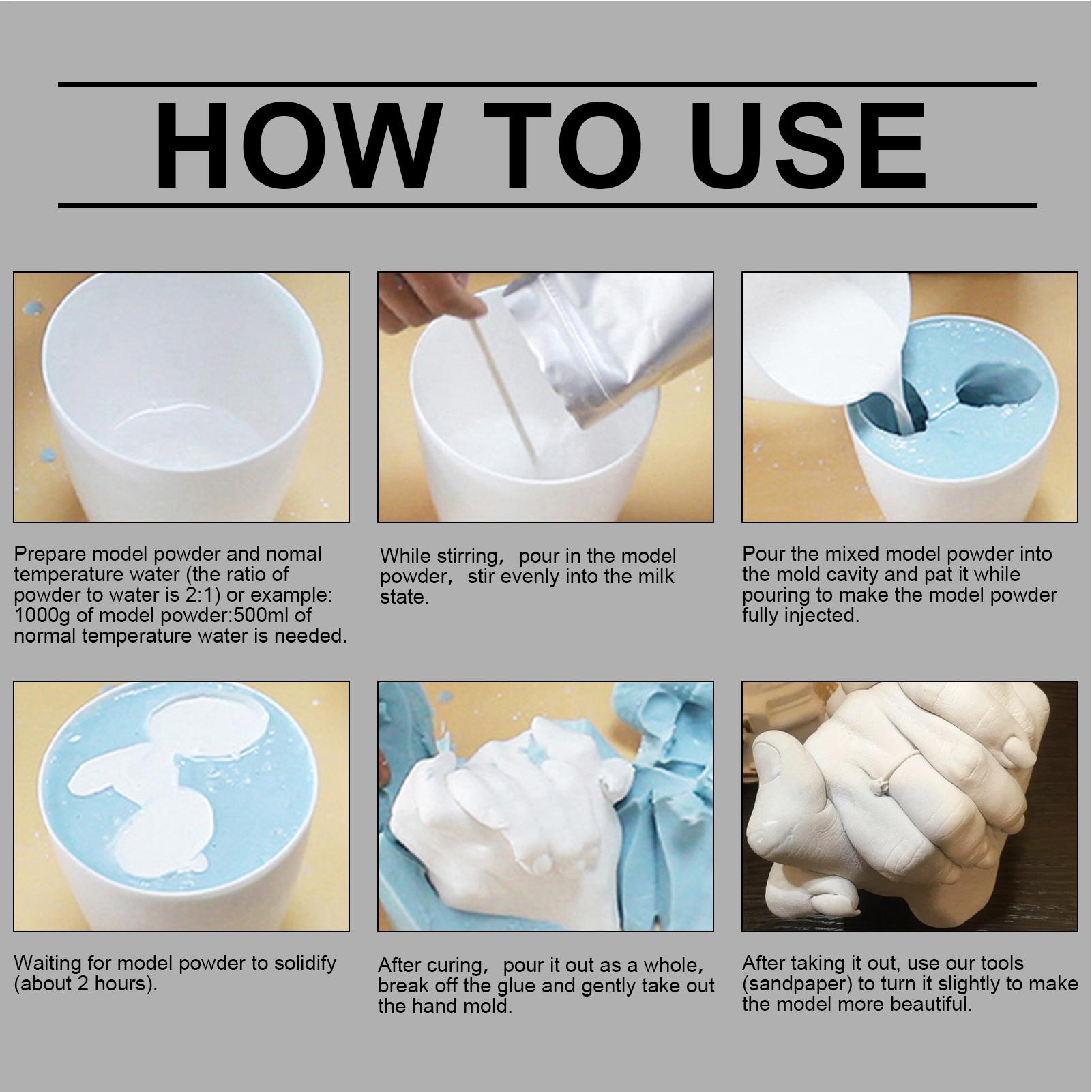 赤ちゃんの手足型取りキット、石鹸作り用品、クラフト用石膏、子 - Soap Making Store のレビューと価格