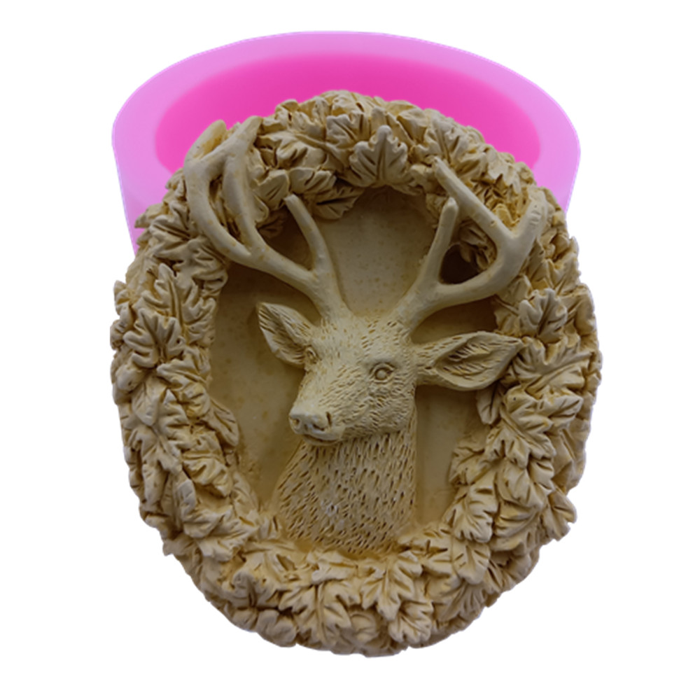 鹿デザイン石鹸シリコーン型作る石鹸ムースケーキ金型アロマワッ - Soap Making Recipes のレビューと価格