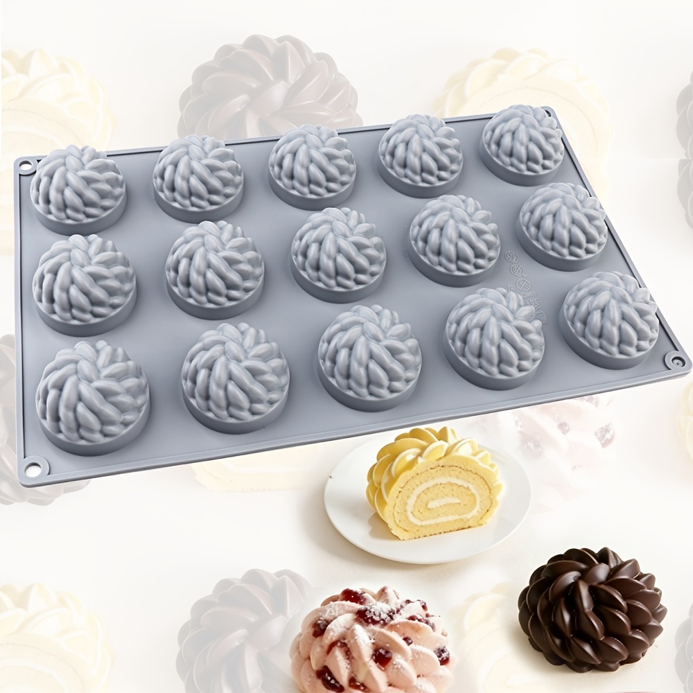 1個のケーキ型 サンタアナフローラル - 花の形をしたムース - Soap Making Easy のレビューと価格