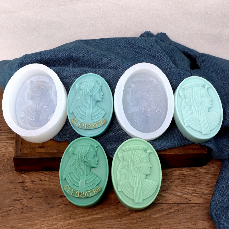 クレオパトラシリコーンキャンドルモールド 3D レトロスタイ - Quality Soap Making Kit のレビューと価格