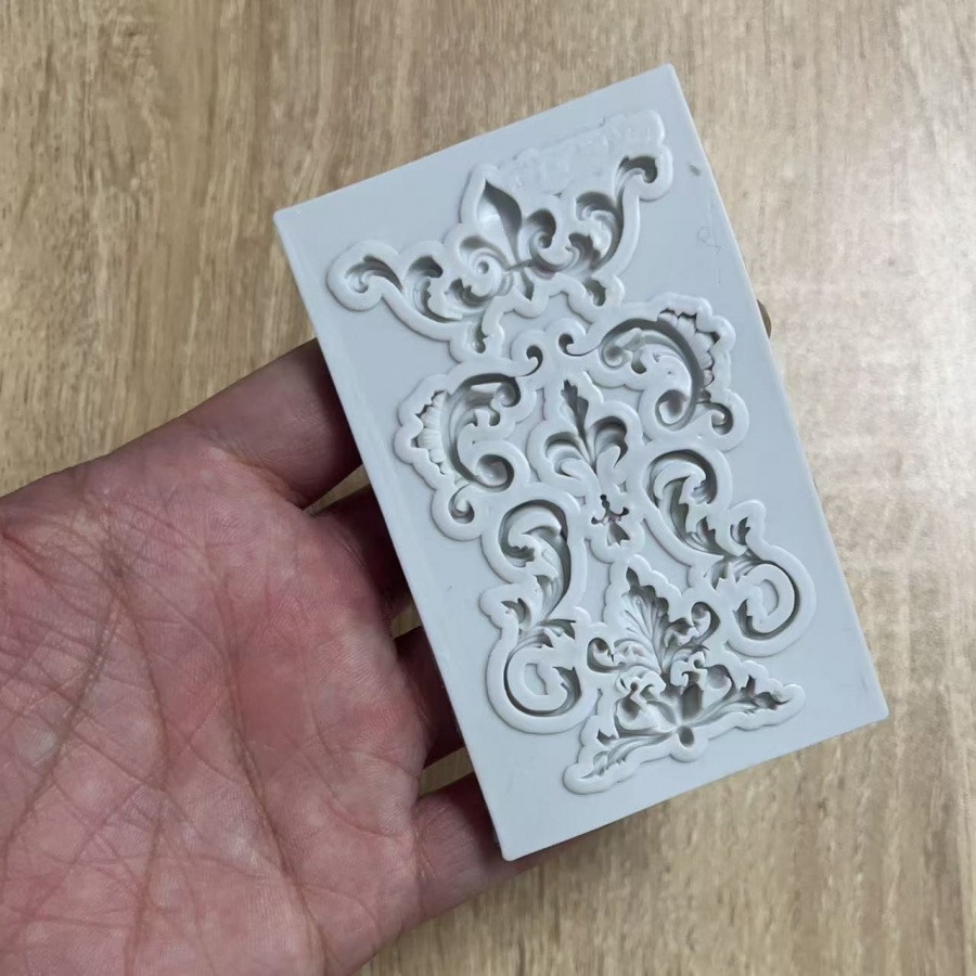 1個のレトロフラワーデザインランダムシリコンモールド、樹脂鋳 - Soap Making Recipes のレビューと価格