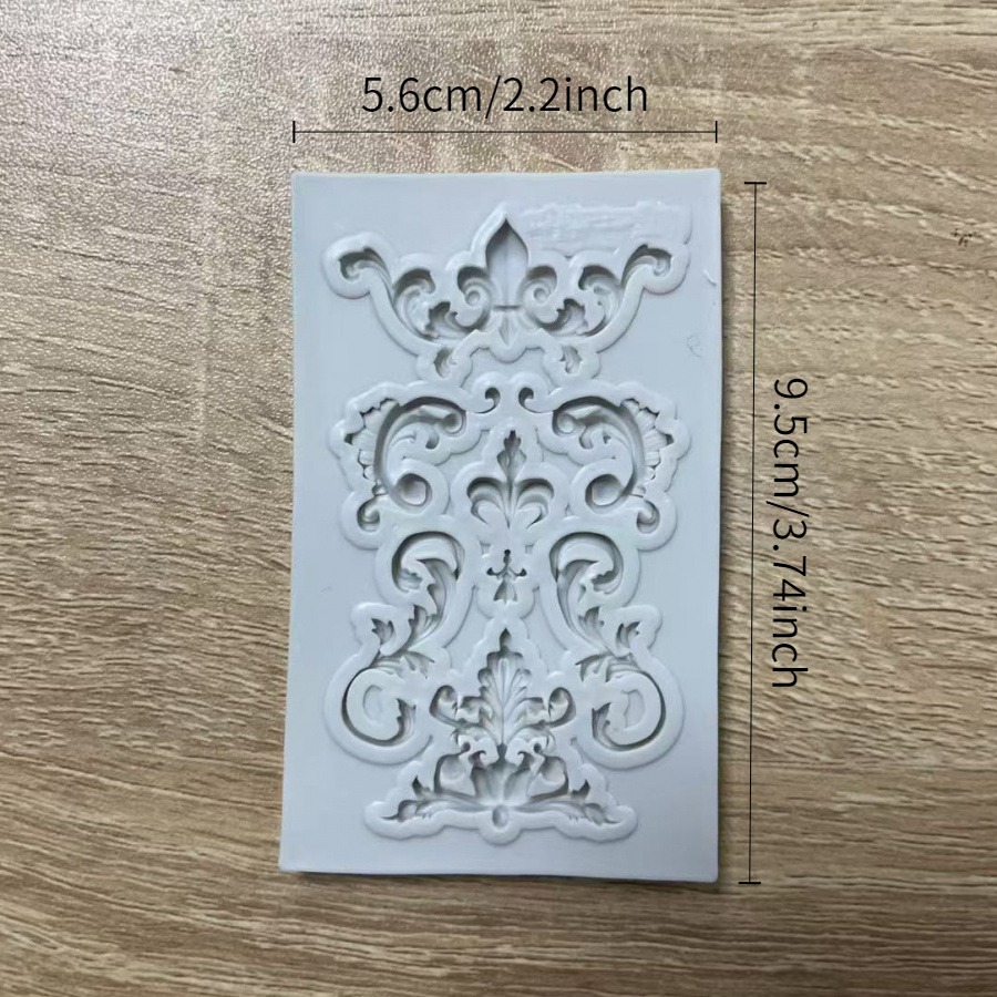 1個のレトロフラワーデザインランダムシリコンモールド、樹脂鋳 - Soap Making Recipes のレビューと価格