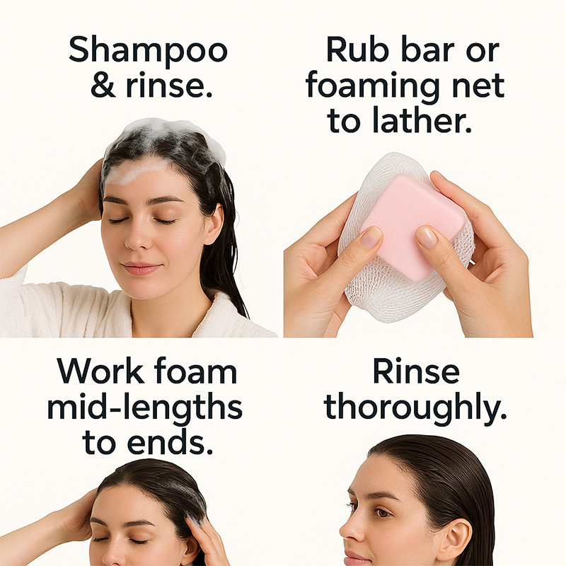 ヒマシ油コンディショナーソープバー、保湿栄養固形シャンプー、 - Castor Oil Soap のレビューと価格
